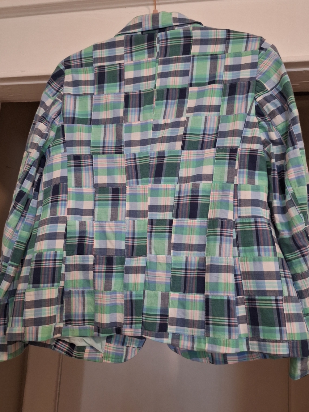 Talbots Green Plaid Women’s Blazer - Picture 4 of 6